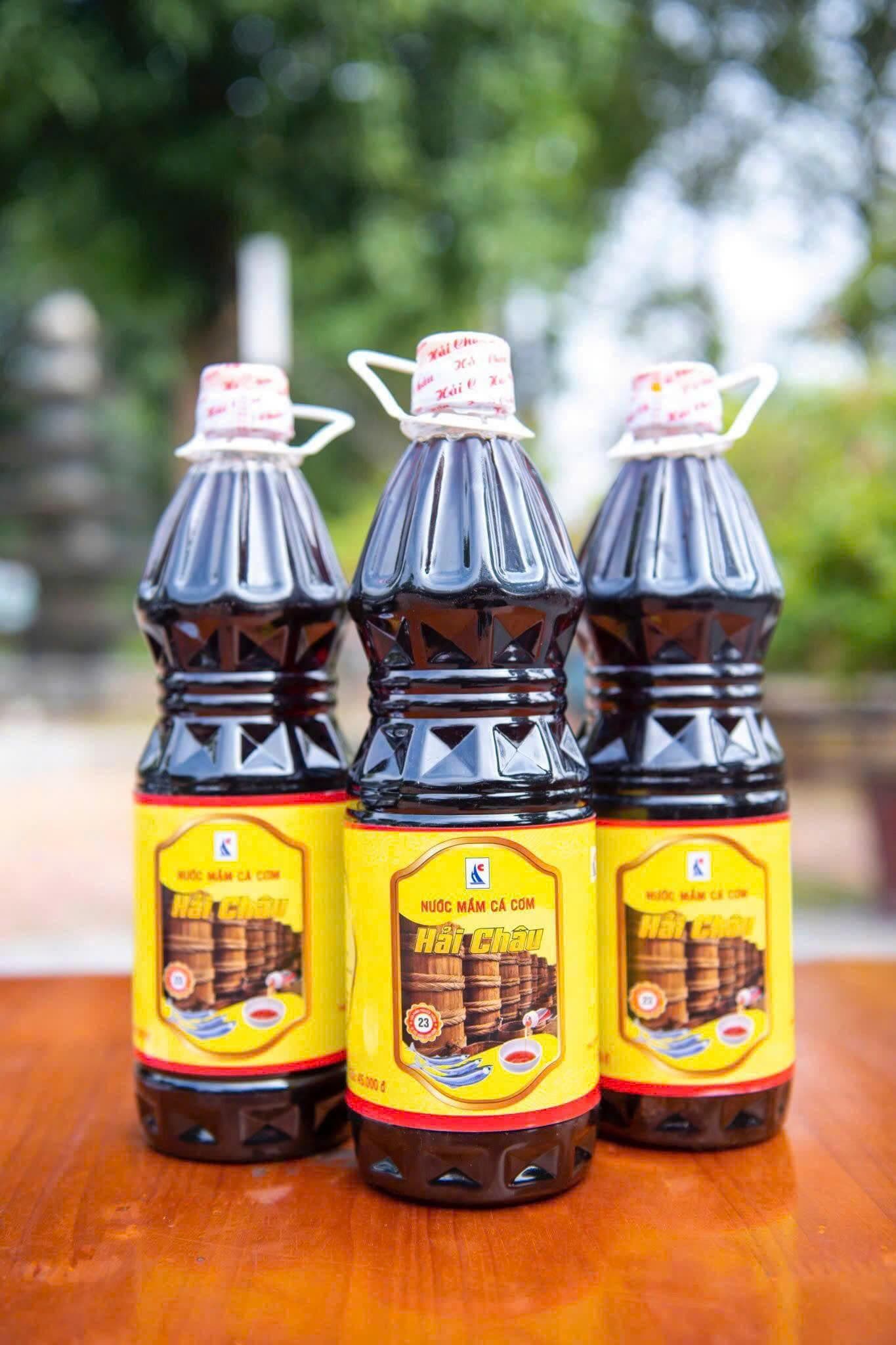 Nước Mắm Cá Cơm Hải Châu 23N (Chai Nhựa 1 Lít)