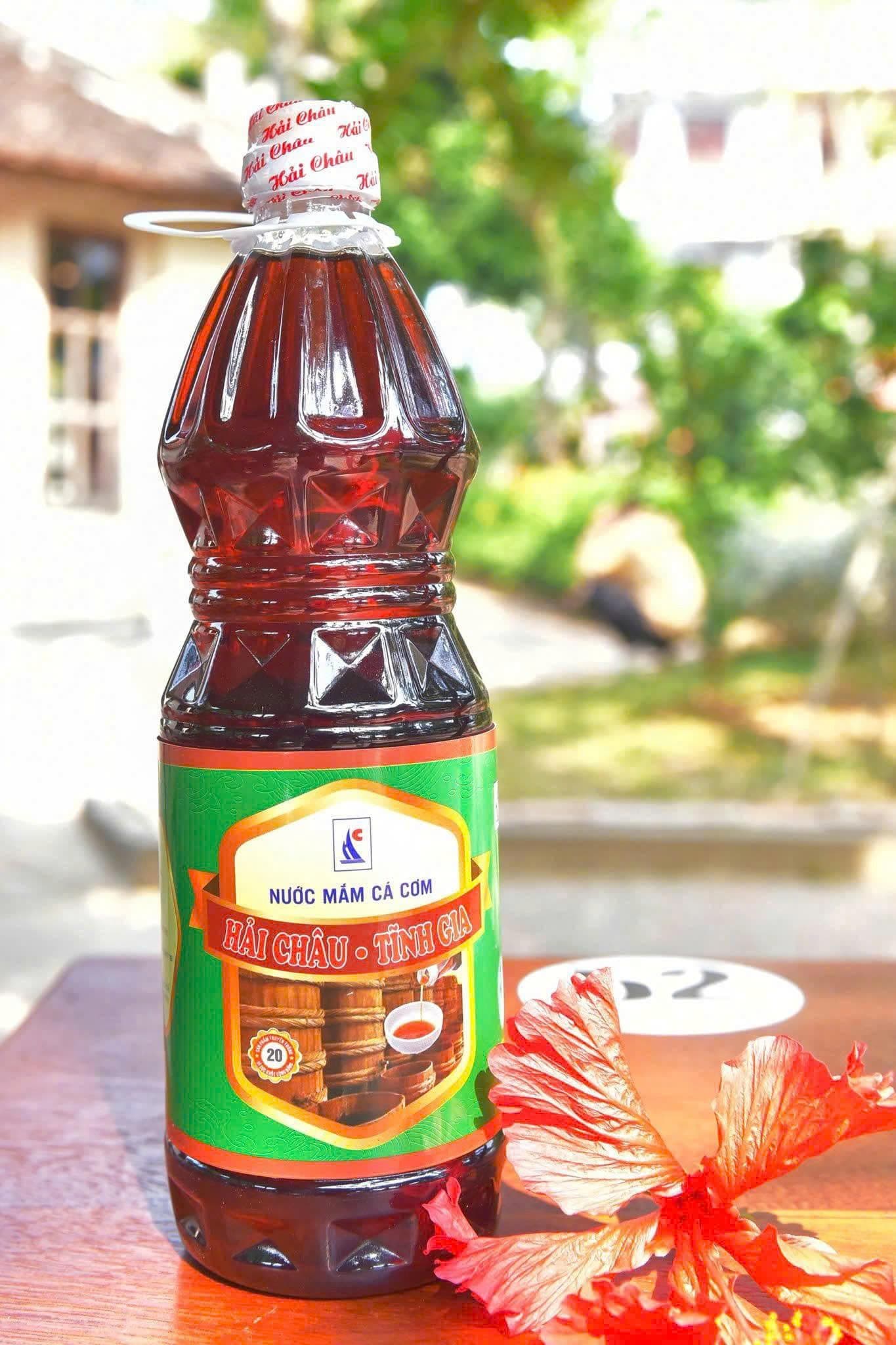 Nước Mắm Cá Cơm Hải Châu 20N (Chai Nhựa 1 Lít)