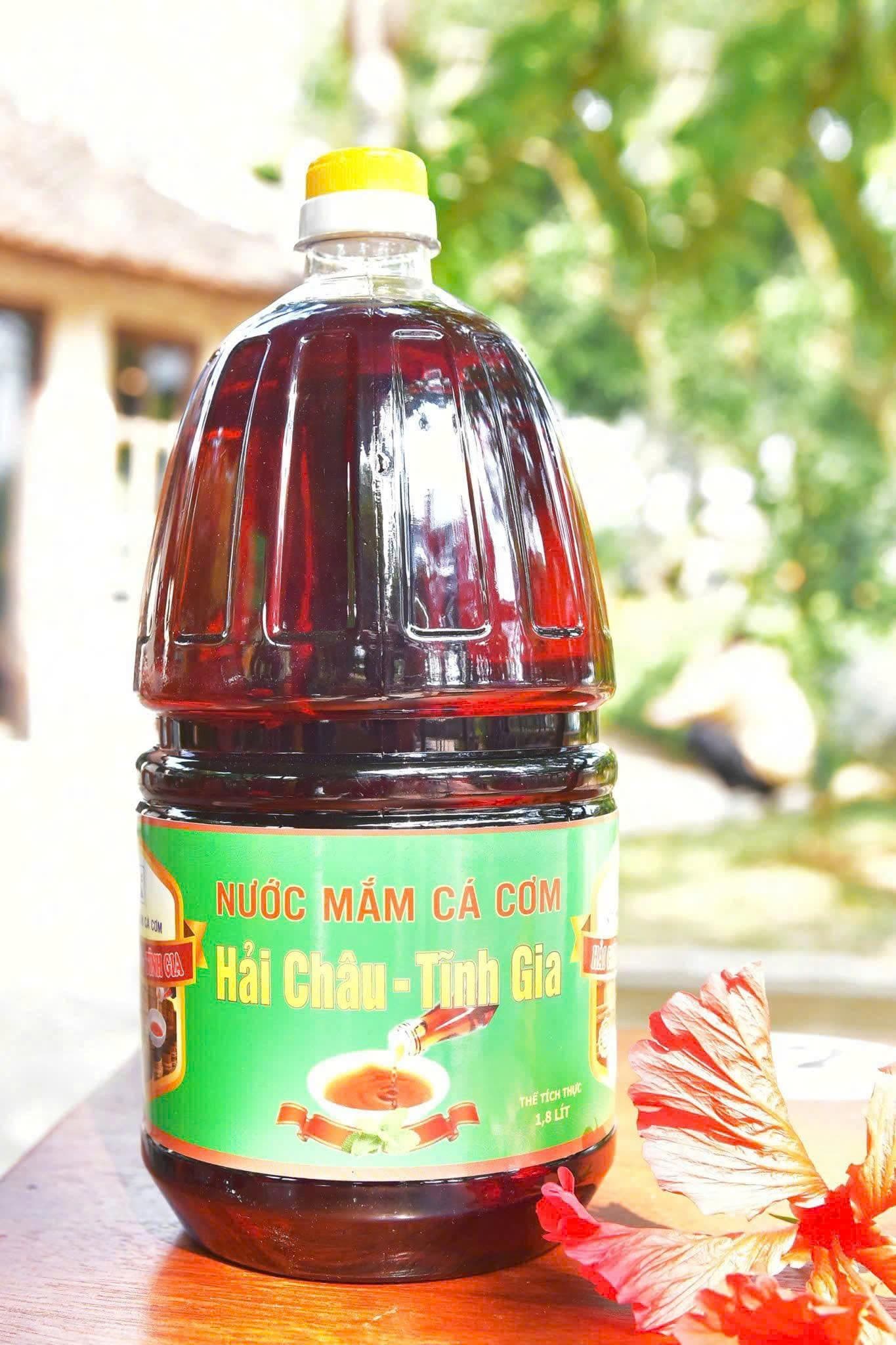 Nước Mắm Cá Cơm Hải Châu - Tĩnh Gia 20N (Can Nhựa 1,8 Lít)